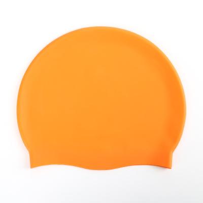 China Custom Made High Quality Eco-friendly Waterproof Durable Ear Protect Silicone Swimming Caps for sale