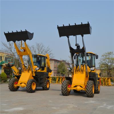 China Machinery repair shops WZ15-10 1.5 ton mini whee backhoe loader mechanical loading loader for sale for sale