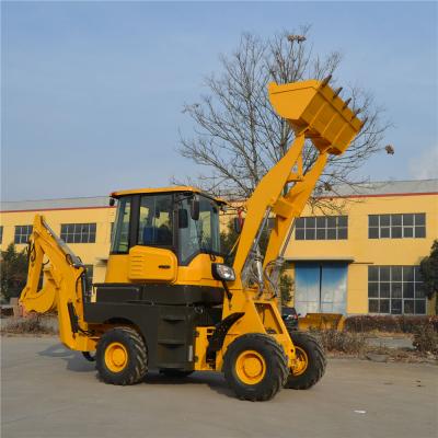 China Construction worksÂ   70hp Mini Farm Wheel Loader Tire 4x4 Agricultural Tractor With Loader And Backhoe Machine for sale