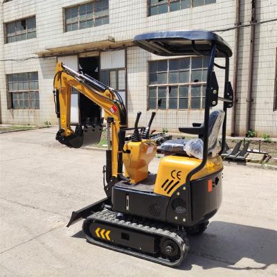 China Construction worksÂ   1 Ton Mini Crawler Excavator Micro Digger 1 Ton Small Bagger Excavator for sale