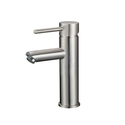 China Haijun Watermark Basin Mixer Taps Australian Metered Bathroom Vanity Faucets Brushed Nickel Single Hole Bathroom Basin Faucet for sale