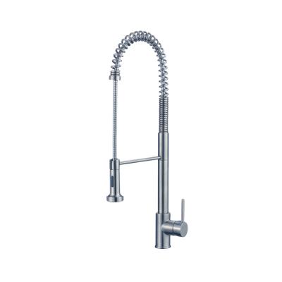 China Ornate Single Handle Cold Water Taps Modern Hot Kitchen Sink Faucet Metered Mounted Pull Down Sprayer Spring Kitchen Sink Faucet for sale