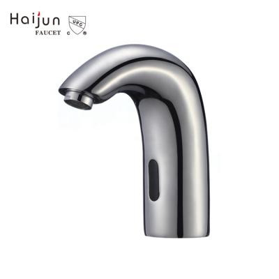 China Single Sense Faucets Automatic Motion Sensor Brass Handle Faucets Ideal For Kitchen Sink Bathroom Basin for sale