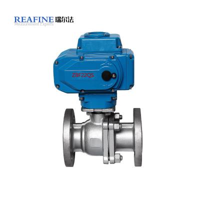 China Self Holding Ball Valve Electrically Operated Valve With Spherical Sealing Structure for sale