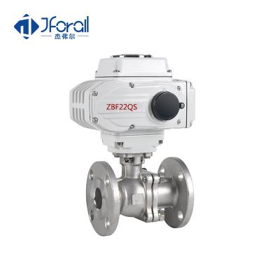 China 2 Way 2 Position Electrically Operated Valve , Self Retaining Double Acting Ball Valve for sale