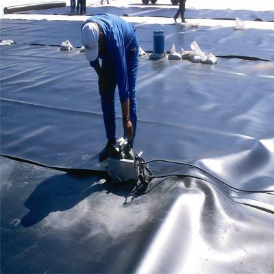 China 500 microns HDPE Geomembrane Fish Farm Pond Membrane zu verkaufen