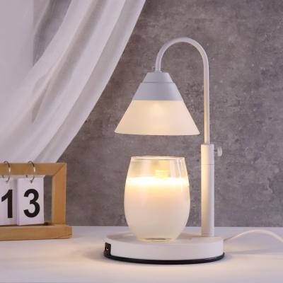 China USB TYPE C Charging Electric Candle Warmer Lamp Luxury Fragrance Scented Candle Table Lamp for sale