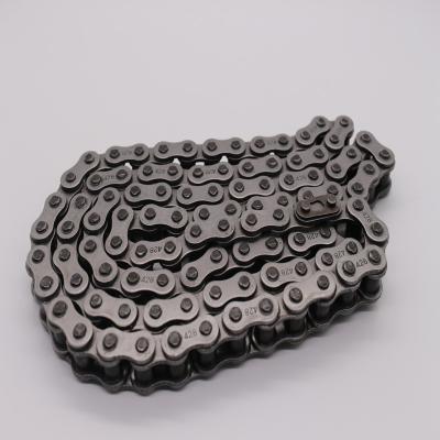 China High Tensile Strength 40Mn Natural Color 428H Motorbike Chain for sale