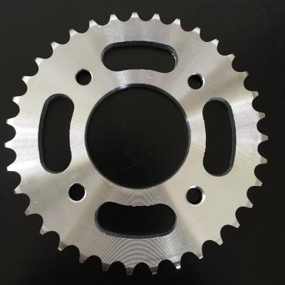 China 40 Manganese Steel Brazil Motorcycle Transmission Kit NXR125 BROS 428H-132L 54/17T Motorcycle Chain And Sprocket for sale