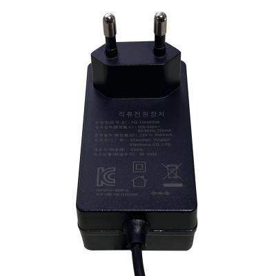 China Over voltage european regulation 12v3a spot power adapter kc certified wall mounted 77w power changeover adapter for sale