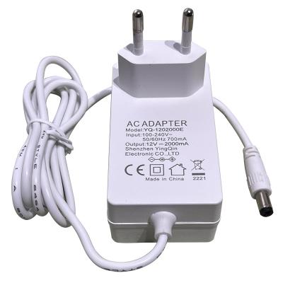 China Over voltage display 12v2a power adapter CE certification 77w UK beauty instrument high power change adapter for sale