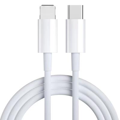 China Original IOS 2022 PD Lightning Charging Data Cable IP Data Cable Fast Charging White Type-C To IOS Head Fast Charging Data Cable for sale