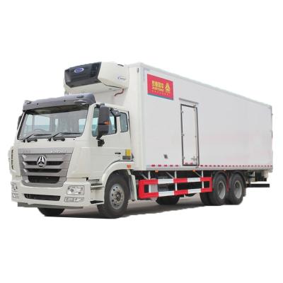 China China Aluminum HOWO 6x4 10 Wheels Refrigerated Truck for sale