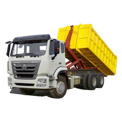 China HOOK ARM TYPE Construction Material Shops SINOTRUK HOWO 6X4 GARBAGE TRUCK for sale