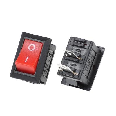 China Industrial Red Control KCD11 3A 250VAC 2 Pin Rocker Switch for sale