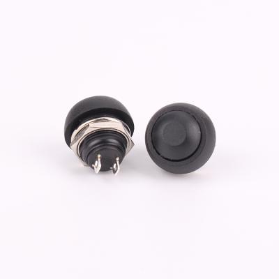 China (TOP) 12mm OFF- Waterproof Locking Plastic Push Button Switch for sale