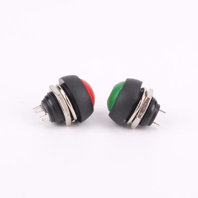 China (TOP) 12mm OFF- Mini Waterproof Momentary Push Button Switch with Cable for sale