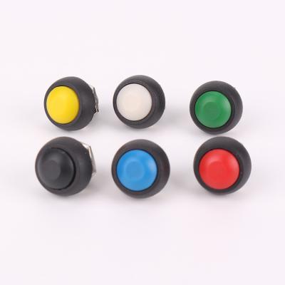 China (TOP) 12mm Metal Round Momentary OFF- Waterproof Push Button Switch for sale