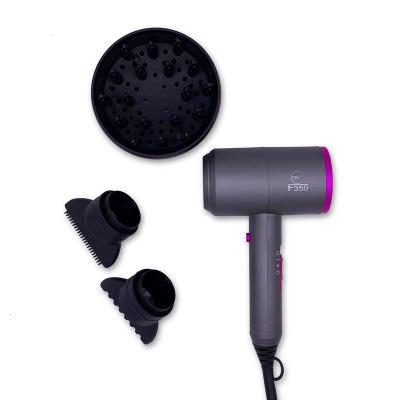 China Lightweight Foldable Hair Dryer Professional Ionic Ceramic Tourmaline Blow Dryer For Faster Drying for sale