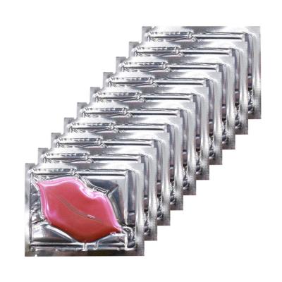 China Wholesale Waterproof 30 Pieces Collagen Rose Lip Mask Moisturizing Collagen Crystal Lip Mask For Lip Care for sale