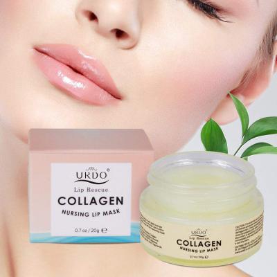 China Waterproof New Arrival Rose Collagen Lipmask Sleeping Mask Organic Moisture Lip Mask for sale