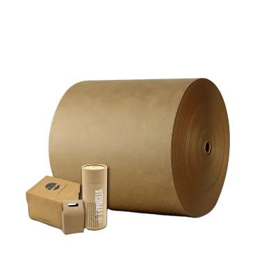 China Smooth kraft pe film paper anti rust coated water and oil proof for kraft paper tube for sale