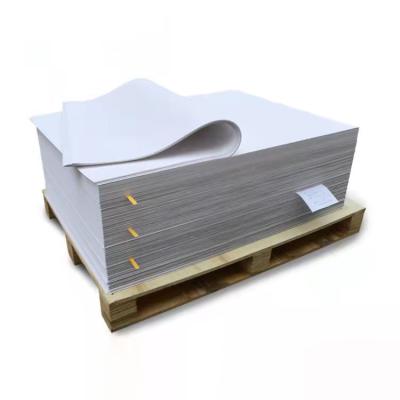 China Moisture proof ivory board use for packing and printing raw white paper board paper in large for sale