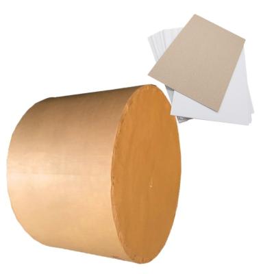 China Moisture Proof Paper Cup Fan Roll Paper Brown Cupstock White Raw Paper For Disposable Cup for sale