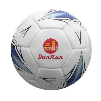 China Athletic PU Laminated Butyl Bladder Soccer Ball Top Hand Stitched Football for sale