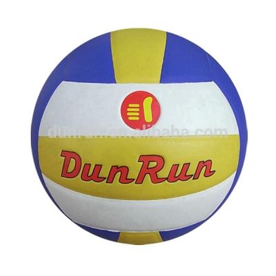 China DunRun Good Quality Official Size 5 PVC Synthetic Synthetic Leather Waterproof Laminated Volleyball for sale