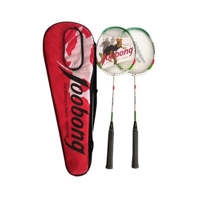 China Sound Wholesale Piece Steel And Aluminum Bait Player's Game Shaping Professional Set Badminton Racket for sale