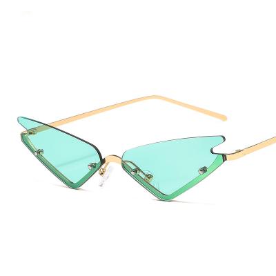 China Fashion Sunglasses 2021 New Arrivals Party Sunglasses Irregular Hippie Shades Colored Lenses Shape Funny Sunglasses for sale