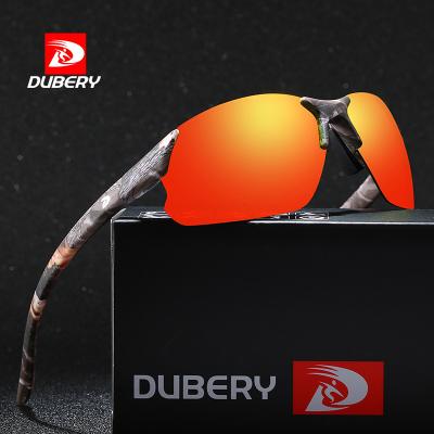 China DUBERY Fashion Camouflage Sport Rising Sun Glasses Fishing River Polarized Sunglasses Men's Photochromic Mirror D672 for sale