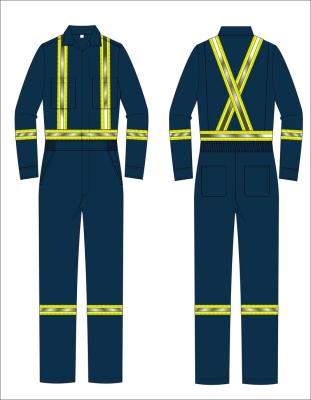 China Excellent Royal Blue Flame Retardant Coverall FR Cotton Coverall Safety Coverall, Workwear Safety Clothing, Safety Uniform Workwear for sale