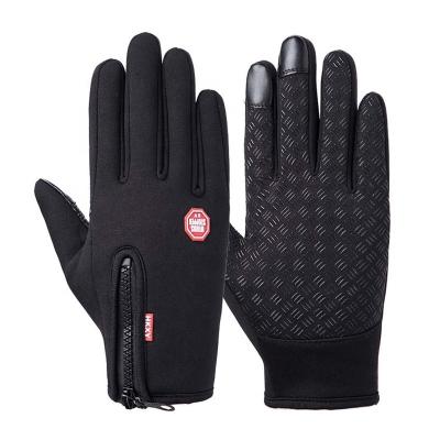 China Wholesale Outdoor Sport Waterproof Windproof Glove Touch Screen Neoprene Black Cloth With Touch Screen Fingers Outdoor Sport Diving Protective Glove for sale