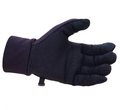 China Non-slip Thermal Silicone Gel Palm Outdoor Sports Gloves Lightweight Windproof Anti-skidding With Touch Screen Finger Smartphone Texting for sale