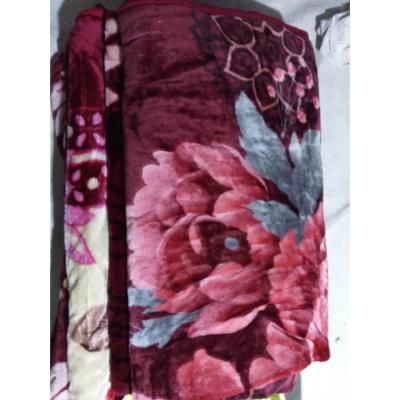 China KOREAN Factory Outlet Flower Printed Raschel PVC Bag Insert Covers for sale