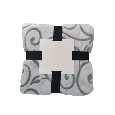 China Hot Selling Anti-Static Customize Life Comfort Soft Blanket Jaquared Throw Blanket for sale