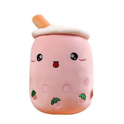 China 2022 Eco-friendly Materials New Bubble Tea Stuffed Plush Gift Toy Boba Bubble Tea Soft Toy for sale