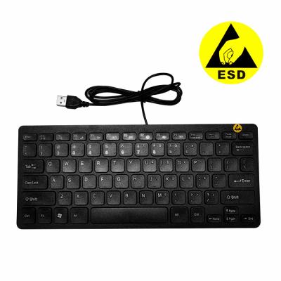 China Lab Cleanroom Use Small ESD Keyboard Antistatic Wired Mini Keyboard zu verkaufen