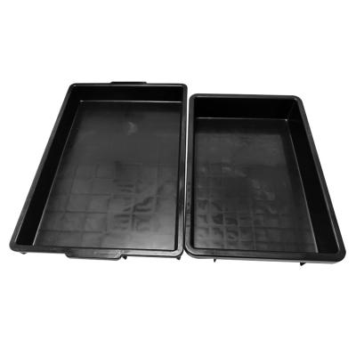 China ESD PCB Tray Thicken PP Plastic Antistatic Storage Trays Black ESD Packing Blister for sale