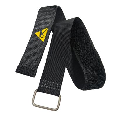 China ESD Anti Static IC Strap Nylon Anti-Static Reverse Buckle Strap Electronic Product Bundled for sale