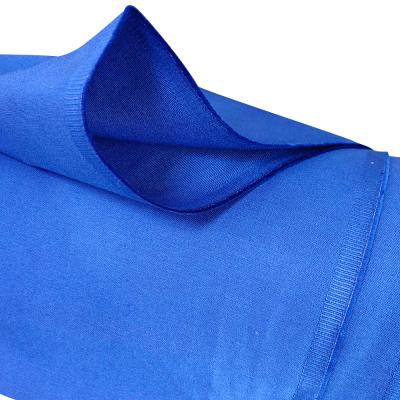 China Blue ESD Antistatic Cotton Poly Blend Flame Retardant Workwear Fabric For Antistatic Area for sale