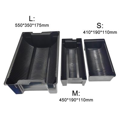 China Anti Static Conductive ESD Electric PCB Circulation Storage Tray ESD Plastic Trays for sale