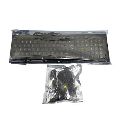 China Black Cleanroom ESD Anti-static Wired Mouse Keyboard Set for sale