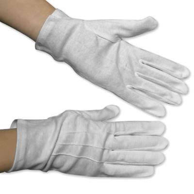 China 8.5CM Breathable Safety Cleanroom Cotton Hand Gloves for sale