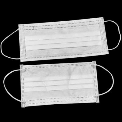 China Cleanroom Non Woven 3 Ply Activated Carbon Disposable Face Mask 21*9.5cm for sale