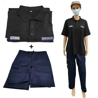 China Unisex Class 100 Cleanroom Anti Static ESD Suit for sale