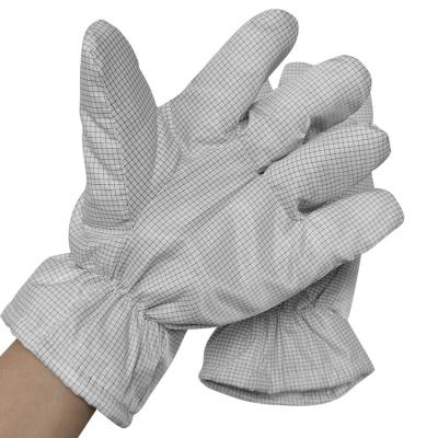 China OEM Carbon Fiber 5mm Grid Anti Static Gloves Heat Resistant for sale