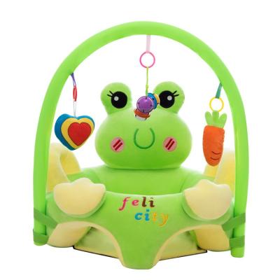 China Soft Cute Stuffed Baby Sofa Children Seats Plush Learn Sit Baby Comfort Cartoon Baby Sofa Removable Playmat /hanging Toy for sale